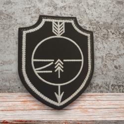 Patch Ecusson Militaire scratch velcro 9/7cm
