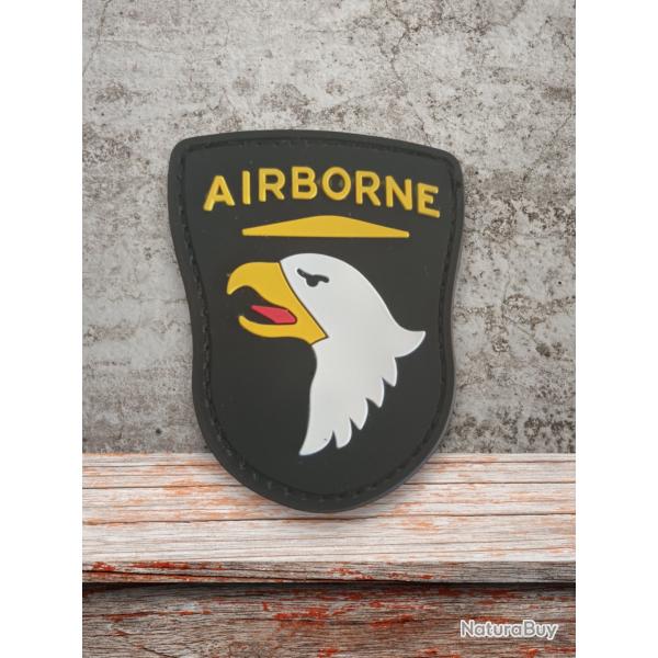 �cusson militaire us airborne scratch pvc dimensions 8/6cm
