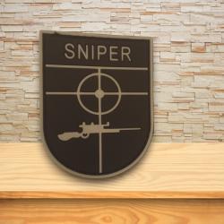 &Eacute;cusson Patch Militaire Airsoft Pvc Broderie Scratch Velcro 9/5Cm