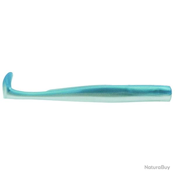 Leurre souple FIIISH Crazy paddle tail corps 180 Pearl blue