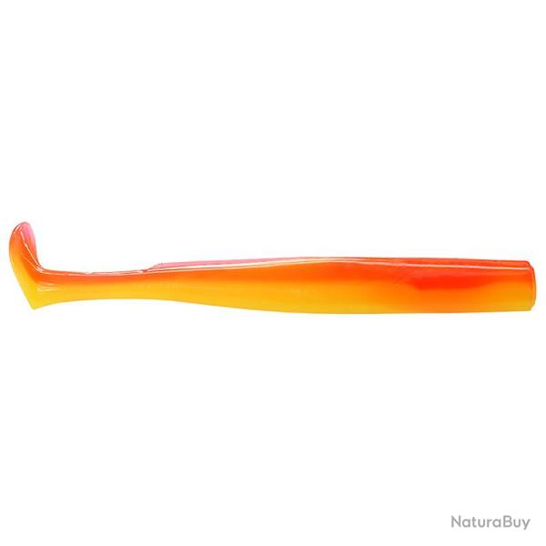 Leurre souple FIIISH Crazy paddle tail corps 180 Mango juice