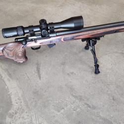 Carabine 22lr mod&egrave;le CZ457 Range avec lunette vortex diamondback 6x24, bipied harris et accessoires