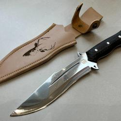 NOUVEAU Couteau 32cm forg&eacute;e LLF s&eacute;rie CHASSE ench&egrave;re