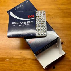 Lot de 5000 amorces CCI Small Pistol