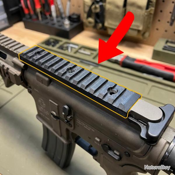 Rail Picatinny - 160mm 3D