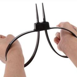 5 Menottes plastique tr&egrave;s dure Serflex neuf