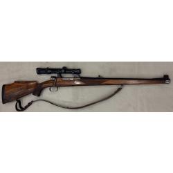 Mauser Mod&egrave;le K98 Stutzen Calibre 270win + Lunette Kettner 1-4x24 Montage Amovible d'occasion