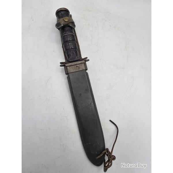 Poignard US USN Mk2 USMC Utica lame Vp 4723 ww2 wwii militaria militaire guerre