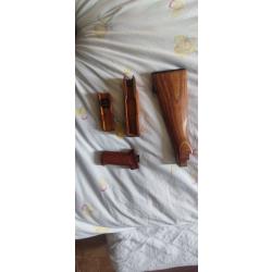 Ensemble bois crosse poign&eacute;e tube empreinte de gaz Ak 47 WBP