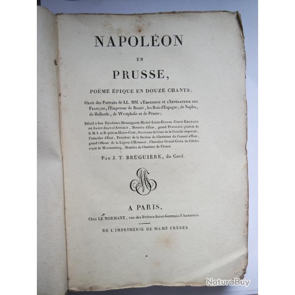 NAPOLEON EN PRUSSE par J.T. BRUGUIERE