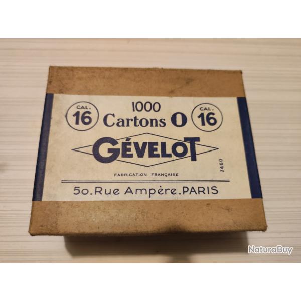 Boite de 900 cartons O, Cal 16