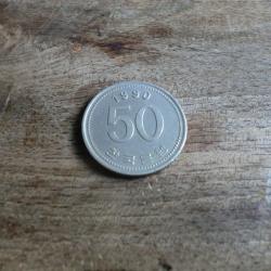 monnaie cor&eacute;e du sud  50 won  1990