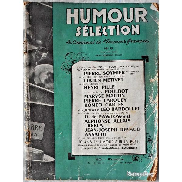 Humour S�lection n� 5 - Septembre 1950