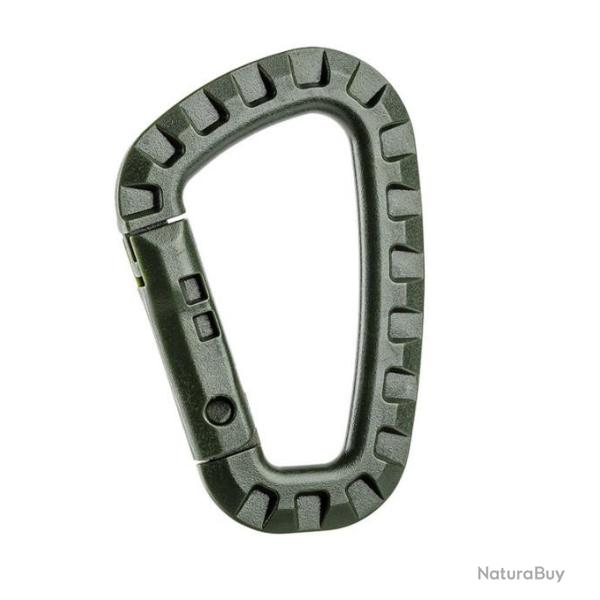 Mousqueton asym�trique vert olive