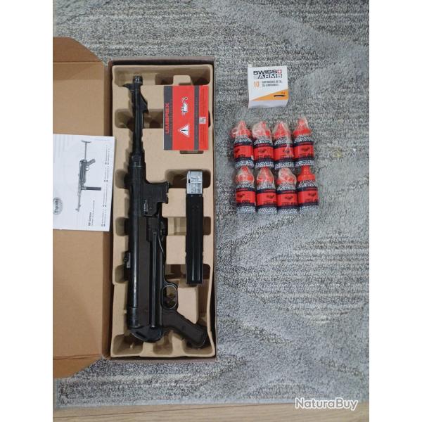 Replique Mp 40 CO2 bille acier 4,5mm