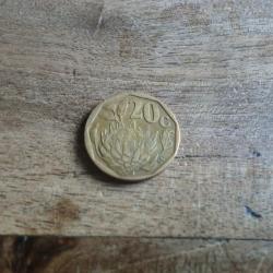 monnaie afrique du sud 20 cts pretoria 1994