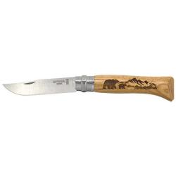 Couteau Pliant Opinel N&deg;8 Animalia America Ours