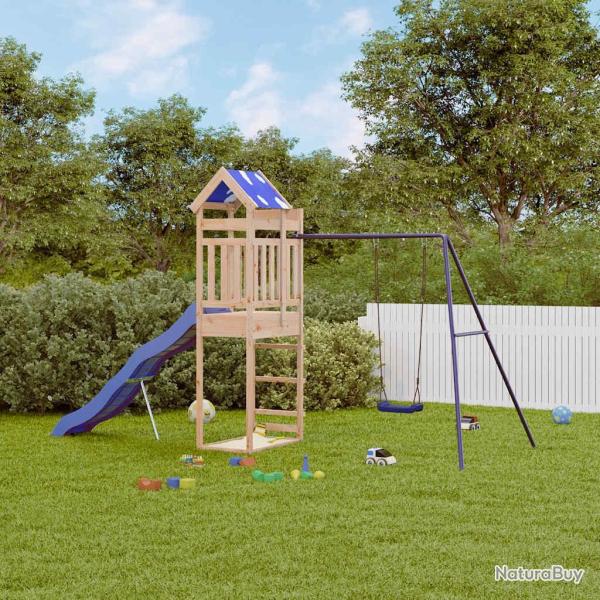 Aire de jeux d'ext�rieur bois de pin massif alsavelo