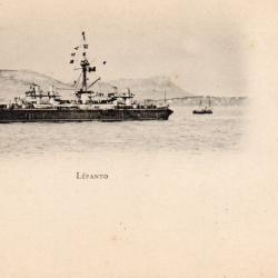 CPA - Marine de Guerre - Cuirass&eacute; de classe Italie LEPANTO - N&deg;6063