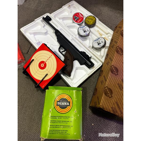 DIANA Mod�le 5G 4,5 mm - Pistolet � plomb allemand - Bo�te d'origine