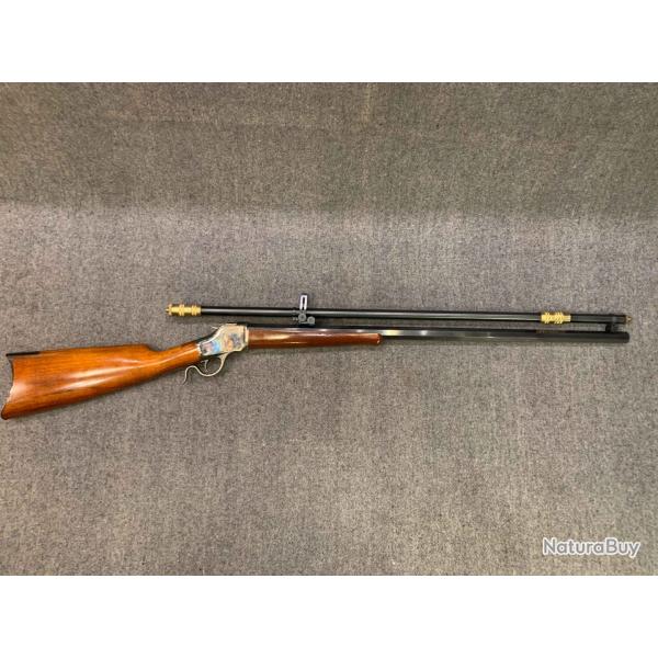 Uberti 1885 Single Shot calibre 38-55 Winchester avec lunette Malcolm