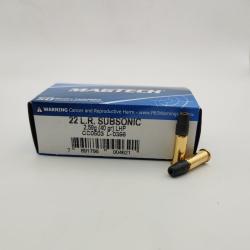 1 Boite de 50 balles MAGTECH, calibre .22 Long Rifle subsoniques 40Grs-LHP