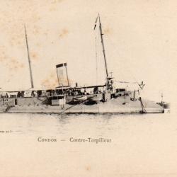 CPA - Marine de Guerre - " CONDOR " CONTRE - TORPILLEUR - N&deg;6067