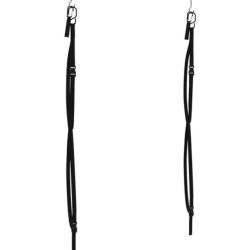 Sangles rangement kayak polypropyl&egrave;ne noir charge 50 kg avec clips pagaie