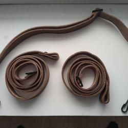 Bretelle ou sangle cuir MAS 45 r&eacute;glementaire TAR