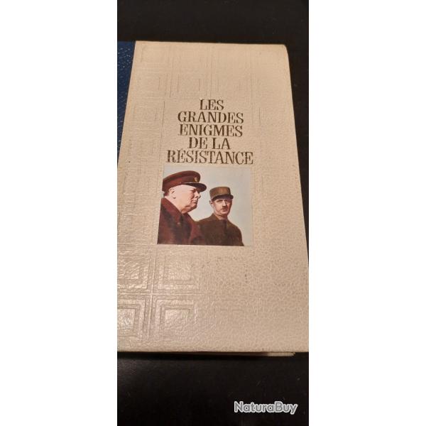 Les grandes �nigmes de la r�sistance 3 volumes
