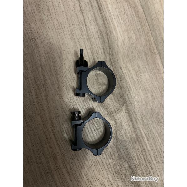 Paire de colliers LEUPOLD 34mm