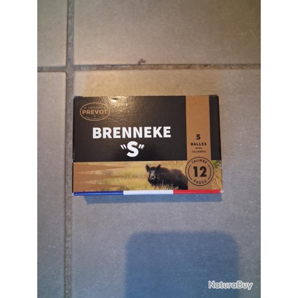5 Balles Brenneke S calibre 12/70, 24g