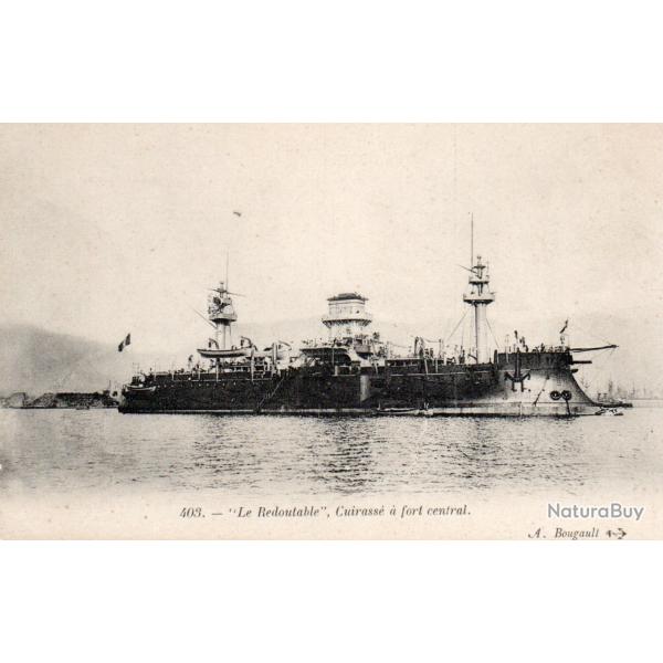 CPA - MARINE DE GUERRE - " LE REDOUTABLE " Cuirasse a fort central - N�6072