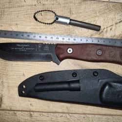 TOPS BOB Fieldcraft Micarta 1095