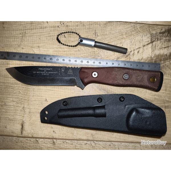 TOPS BOB Fieldcraft Micarta 1095