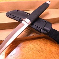 MAGNIFIQUE ET OPERATIONNEL COUTEAU JAPONAIS - TYPE TANTO AVEC POINTE ACEREE ET BON TRANCHANT