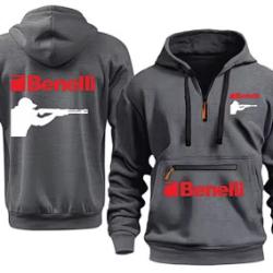 Sweat BENELLI type 4 gris  - LIVRAISON GRATUITE