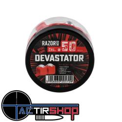 60 Balles acier DEVASTATOR rouges HDR50 / TR50 - cal.50