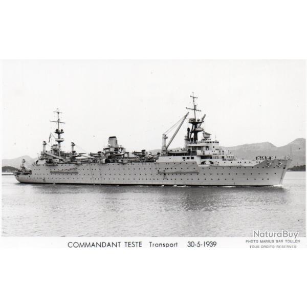 CPA - MARINE DE GUERRE - COMMANDANT TESTE Transport 30-5-1939 - N�6075