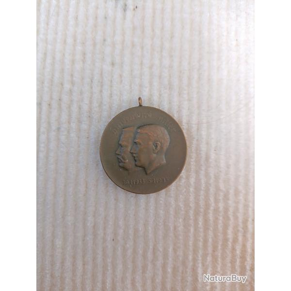 M�daille Hindenburg hit-ler 1933