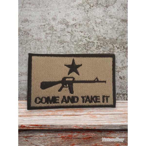 �cusson Humour come and take it 8/5cm scratch velcro Patch