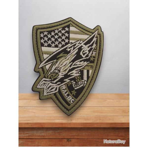 ecusson black ops 9/7 cm scratch tactical patch moral us air force area 51