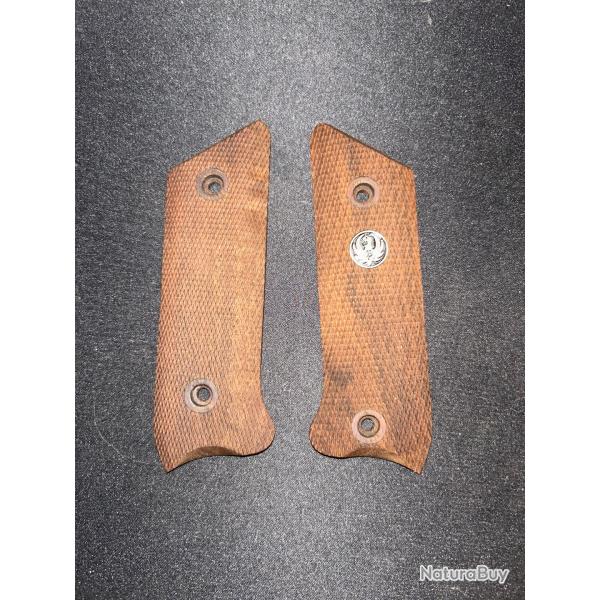 Paire de plaquettes bois pour Ruger MK1/MK2/MK3