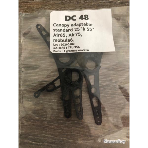 Drone betafpv air 65, air 75 canopy noire