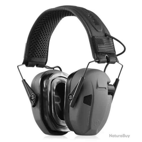 SAVIOR CASQUE ELECTONIQUE APOLLO GRIS
