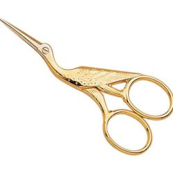 CISEAUX CIGOGNE DORE