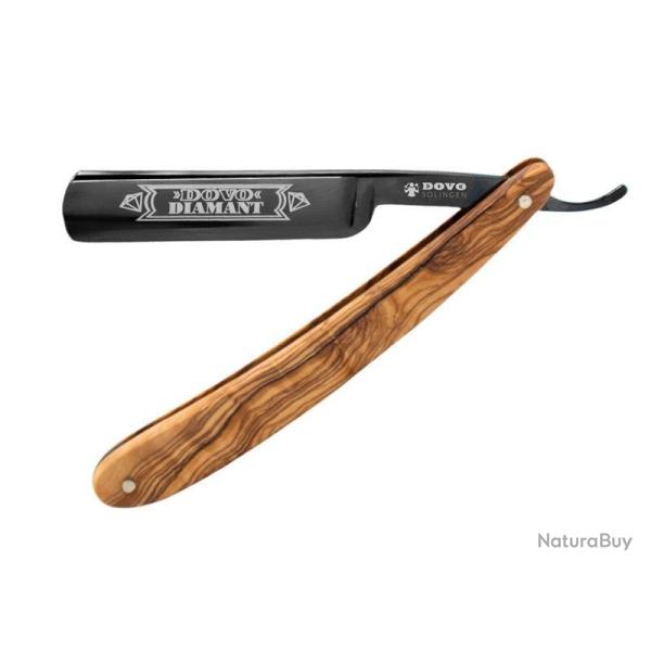 RASOIR DOVO 5-8 OLIVIER LAME NOIRE CARBONE