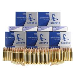 STV 223 REM FMJ 55GR X1000
