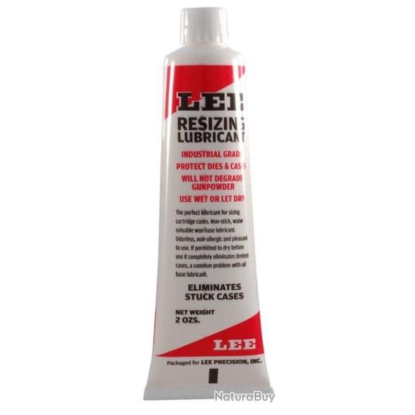 Lubrifiant pour recalibrage de douilles LEE Resizing Lube #90006