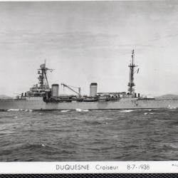 CPA - Marine de Guerre - DUQUESNE Croiseur 8-7-1938 -N&deg;6080